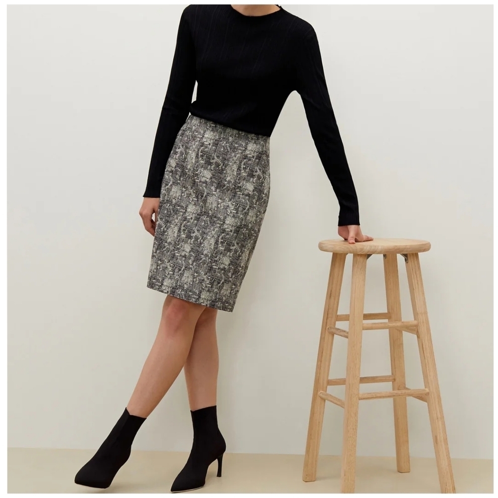 MM Lafleur NOHO Pencil Skirt In Crackle